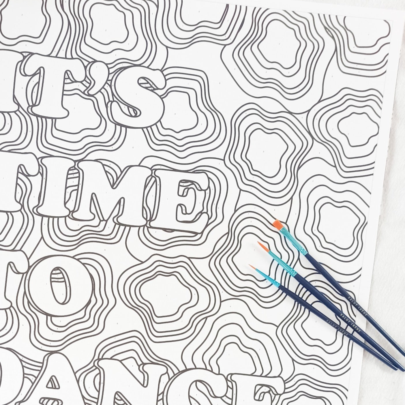 Kit peinture par numéros - Dance | 40x60cm