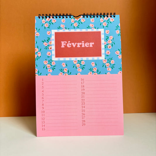 Calendrier perpétuel des anniversaires