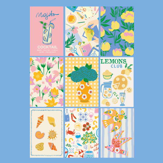 Un air d'été - Motifs en fleurs | A4