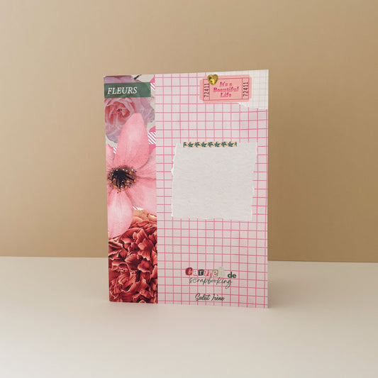 Carnet de scrapbooking - Thème Fleurs
