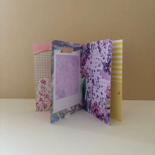 Carnet de scrapbooking - Thème Fleurs