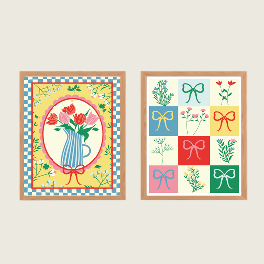 Kit peinture par numéros - Le médaillon | Duo 24x30cm