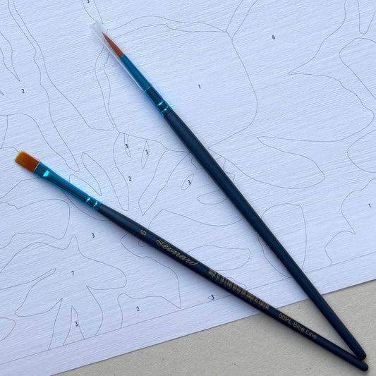 Kit peinture par numéros - Mon herbier | 40x60cm - Orange