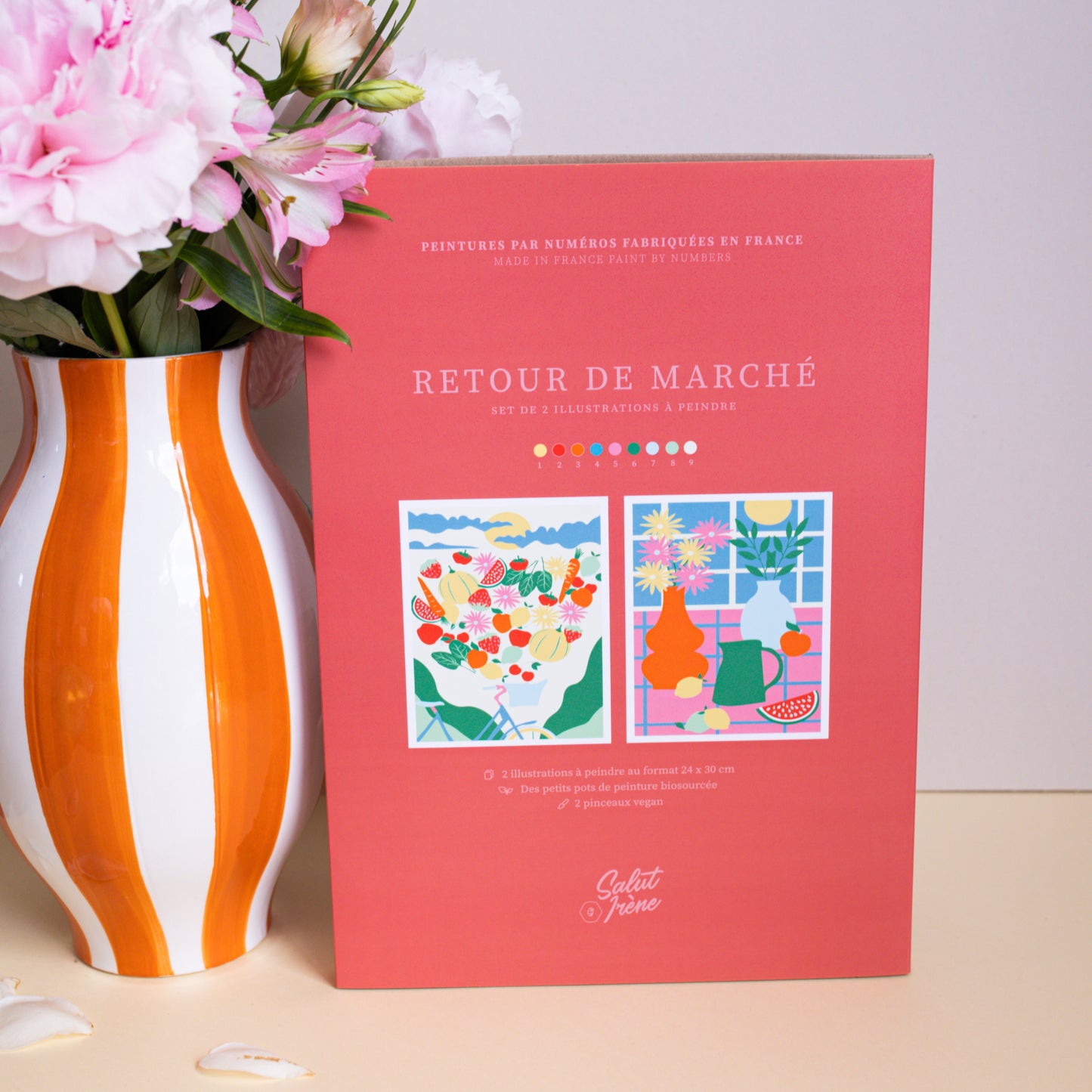 Kit peinture par numéros - Retour de marché | Duo 24x30cm