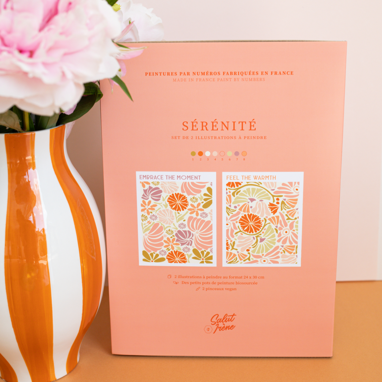 Kit peinture par numéros - Sérénité | Duo 24x30cm