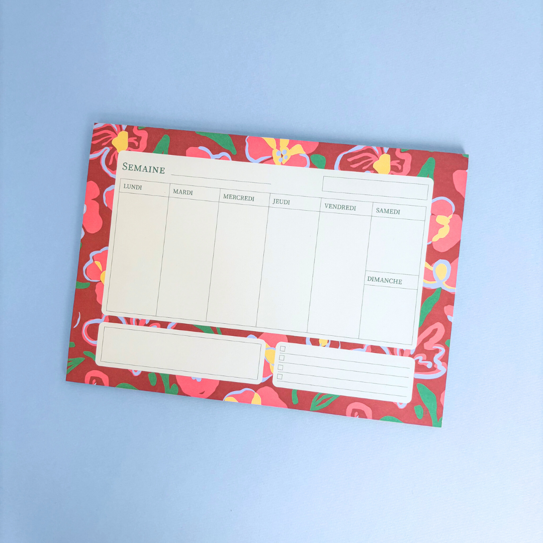 Semainier - Pétales