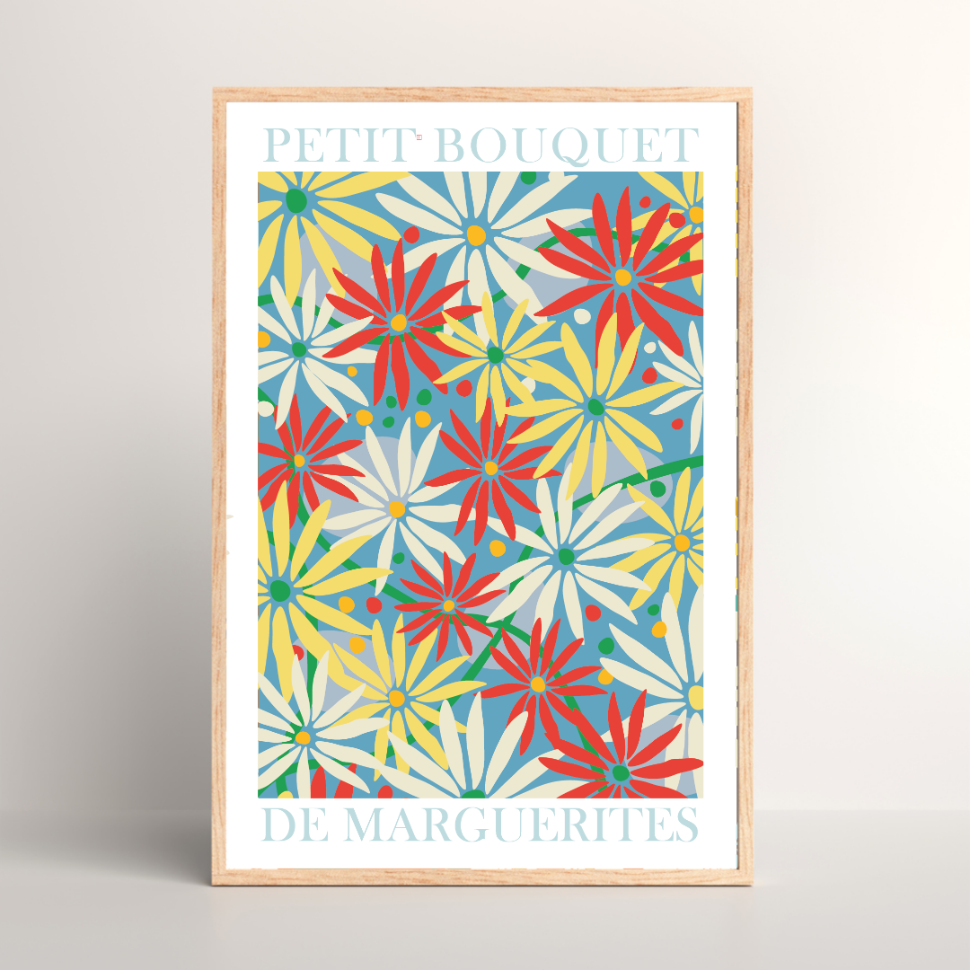 Kit peinture par numéros - Petit bouquet | 40x60cm