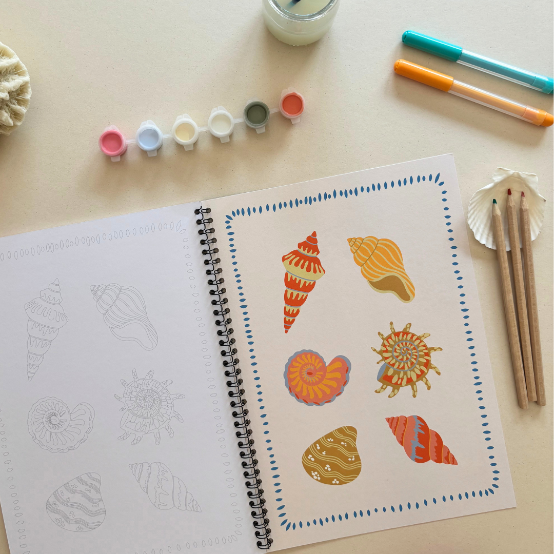 Carnet de coloriage - Un air d'été | A4