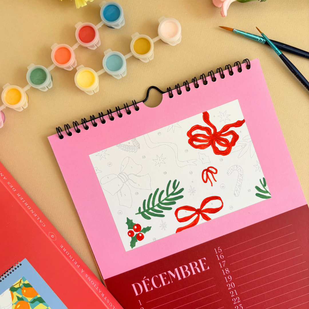 Kit peinture par numéros - Calendrier des anniversaires