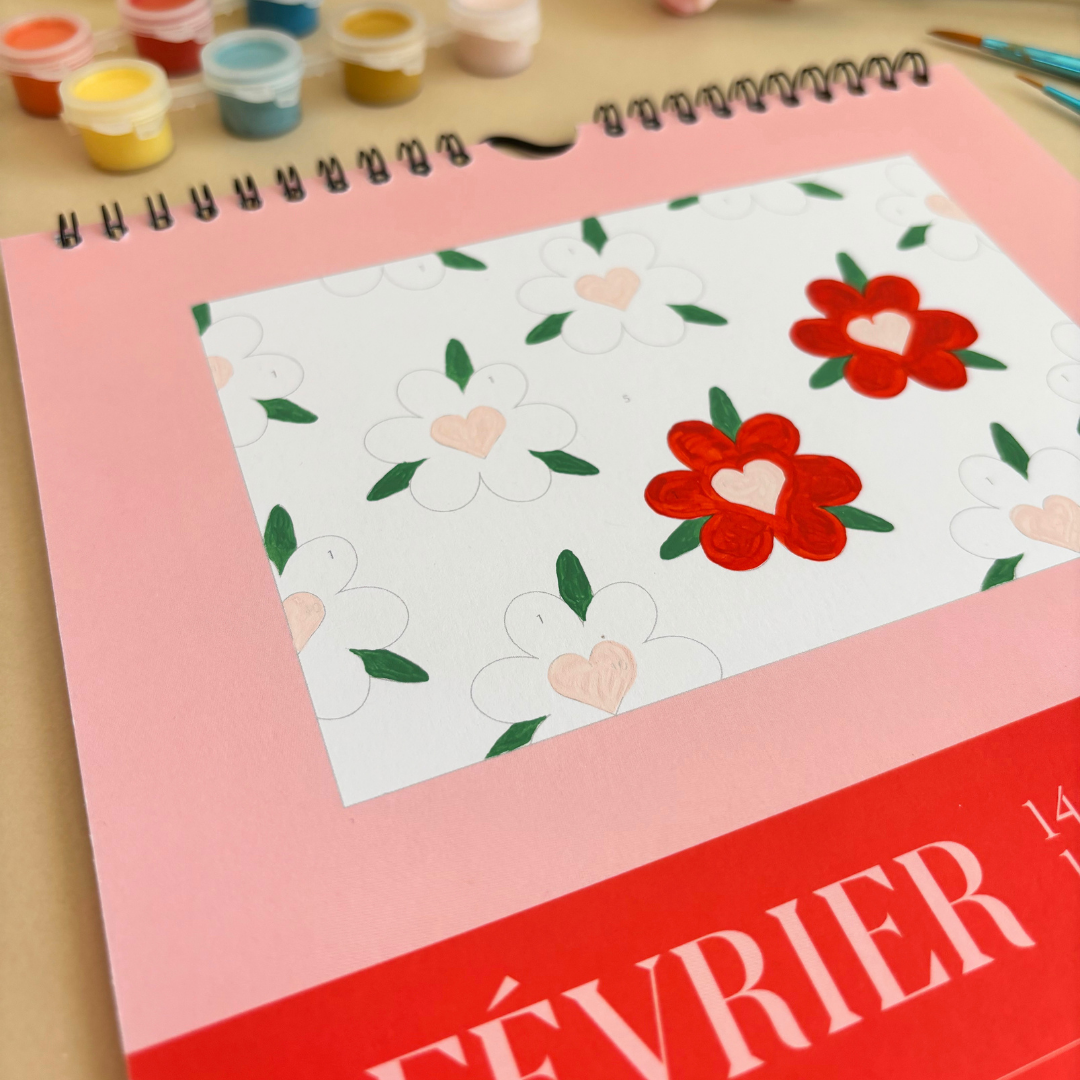 Kit peinture par numéros - Calendrier des anniversaires