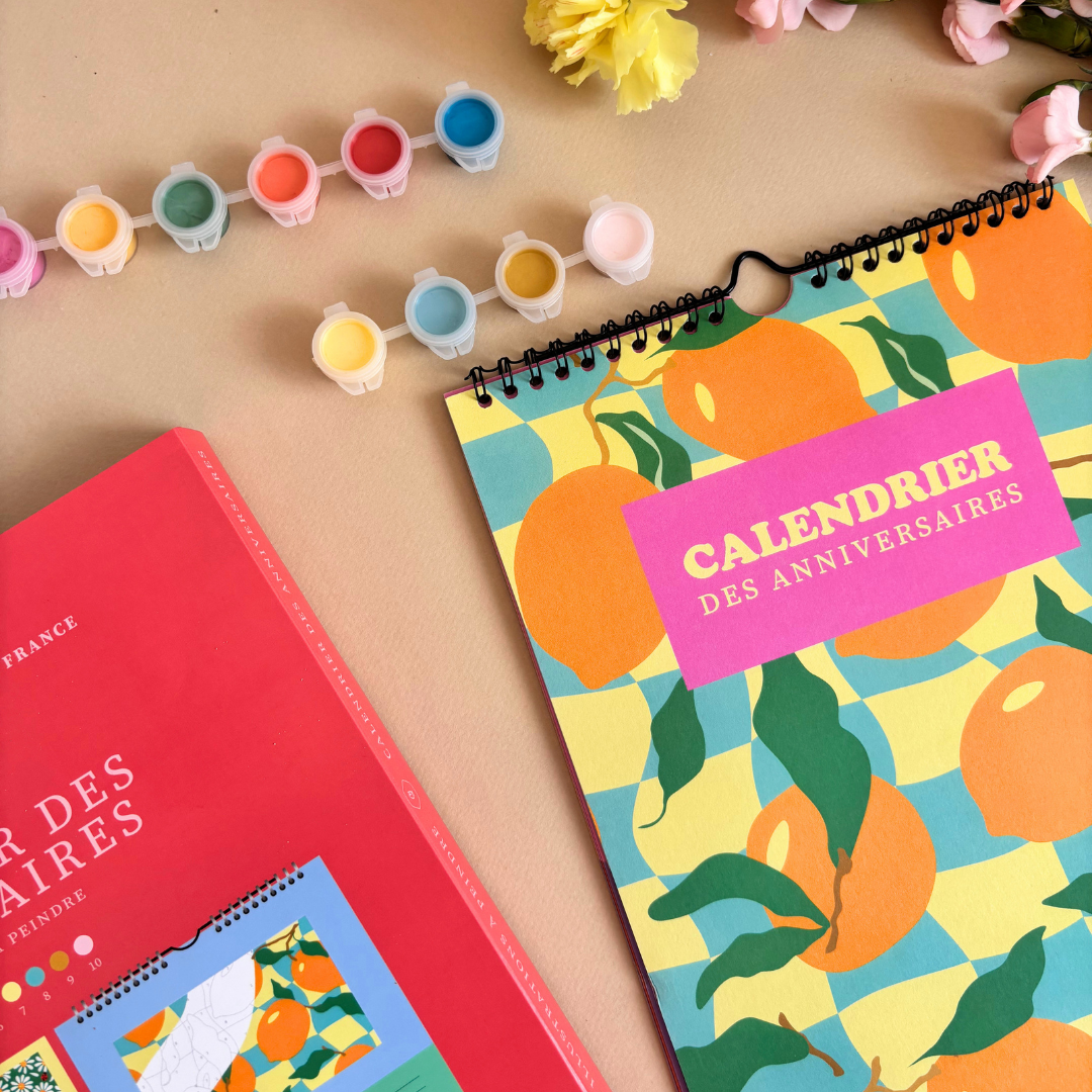 Kit peinture par numéros - Calendrier des anniversaires