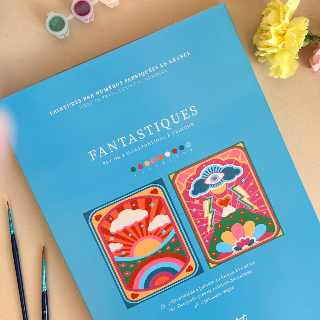 Kit peinture par numéros - Fantastiques | Duo 24x30cm