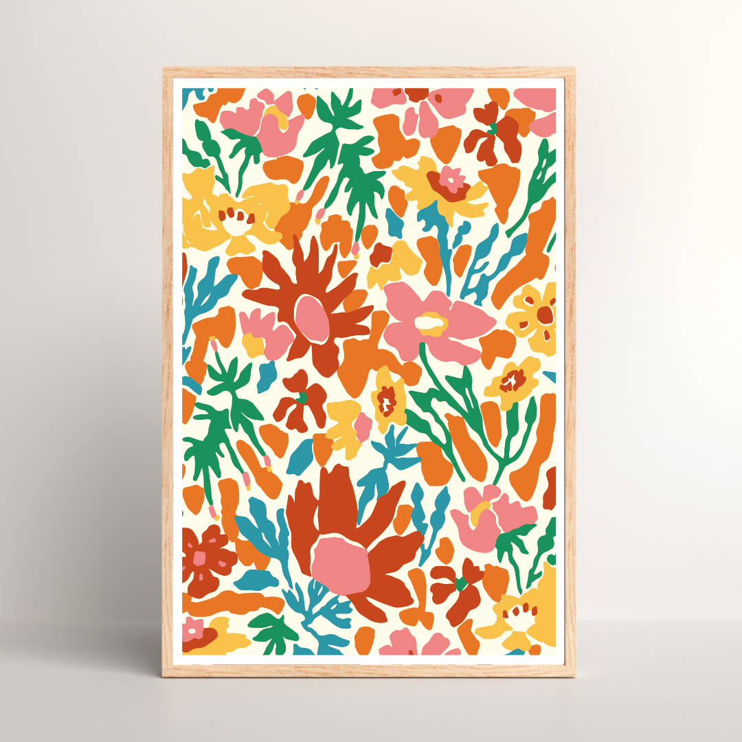 Kit peinture par numéros - Mon herbier 002 | 40x60cm