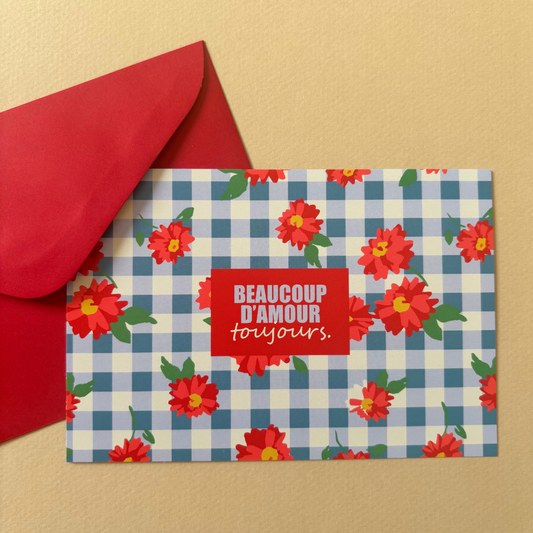 Carte - Beaucoup d'amour