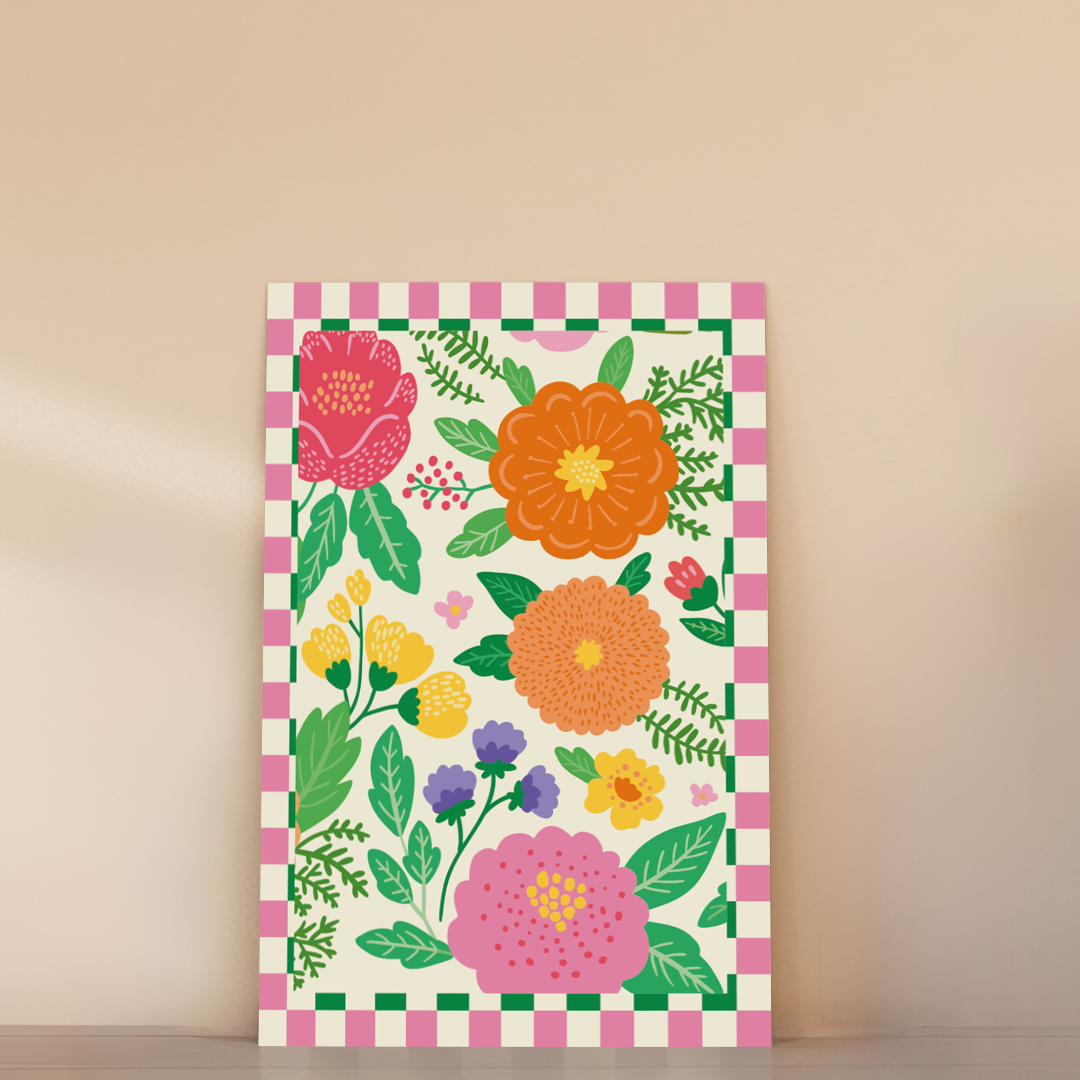 Grande affiche à colorier - Champêtre | 30x40cm