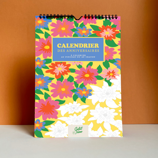 Coloriage - Calendrier perpétuel des anniversaires