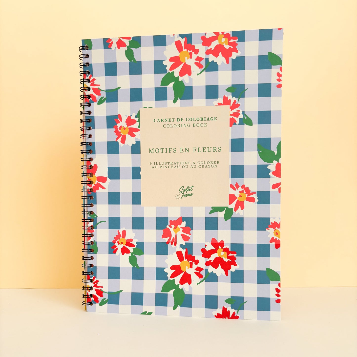 Carnet de coloriage - Motifs en fleurs | A4