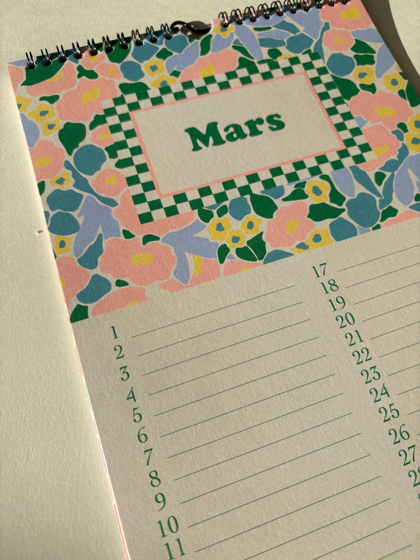 Calendrier perpétuel des anniversaires