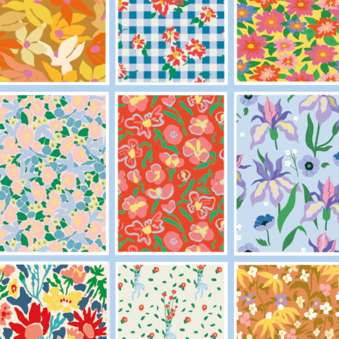 Carnet de coloriage - Motifs en fleurs | A4