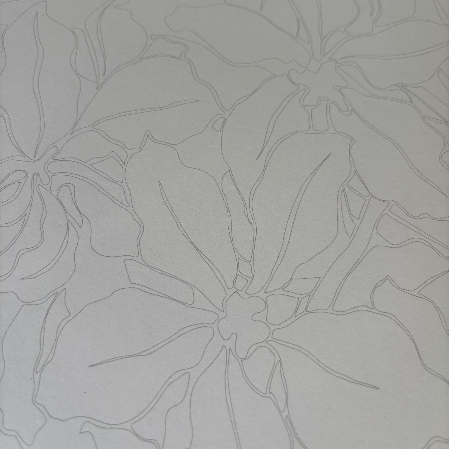 Grande affiche à colorier - Jardin fleuri | 30x40cm